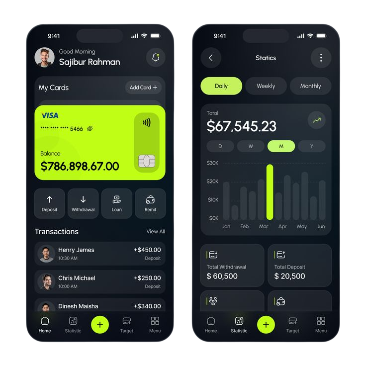 Flow Finance project screen 2