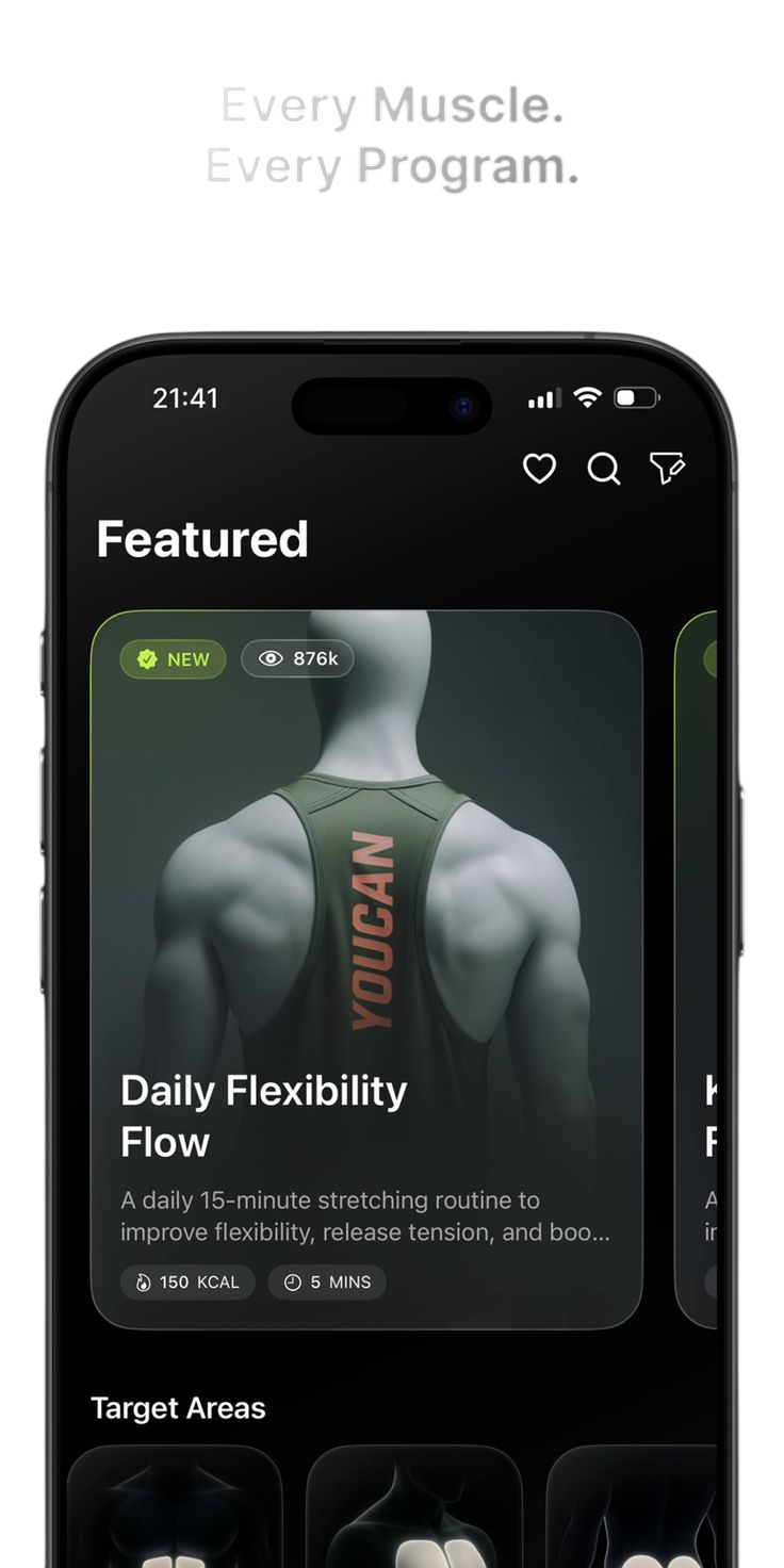 Momentum Fitness project screen 2