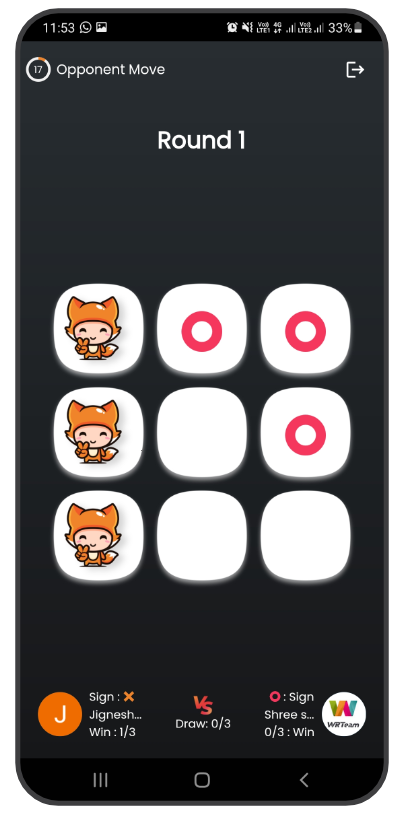 Tic Tac Pro project screen 2